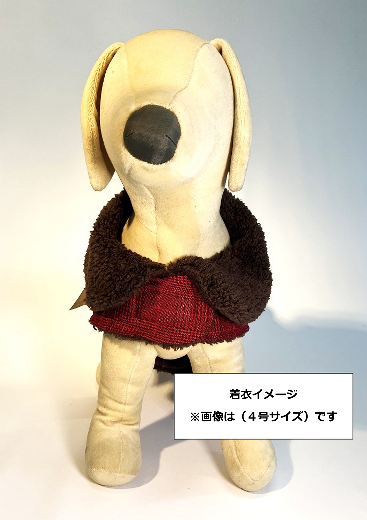 VERY グレンチェックコート レッド
