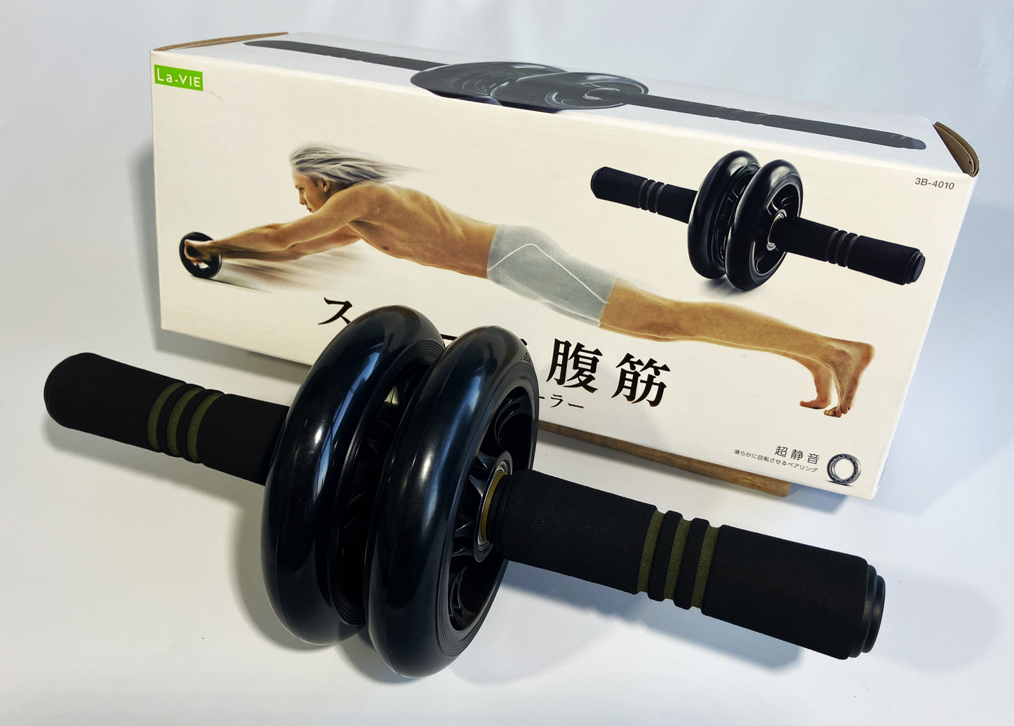 La-VIE ベアリング腹筋ローラー 3B‐4010