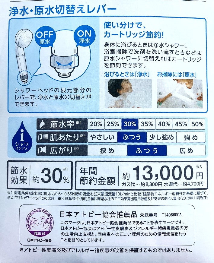 SANEI 浄水切替シャワー(特別パック)