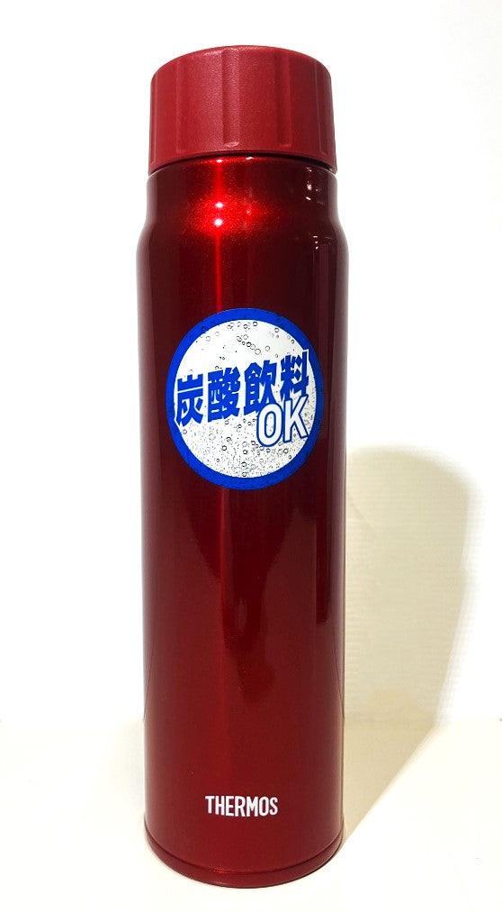 サーモス 保冷炭酸飲料ボトル0.5L(レッド)FJK-500