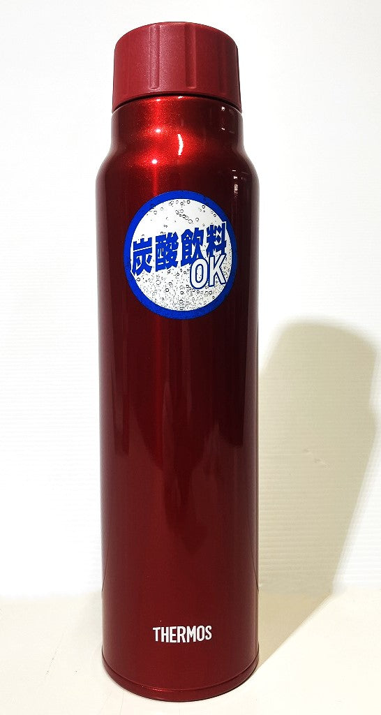 サーモス 保冷炭酸飲料ボトル0.75L(レッド)FJK-750