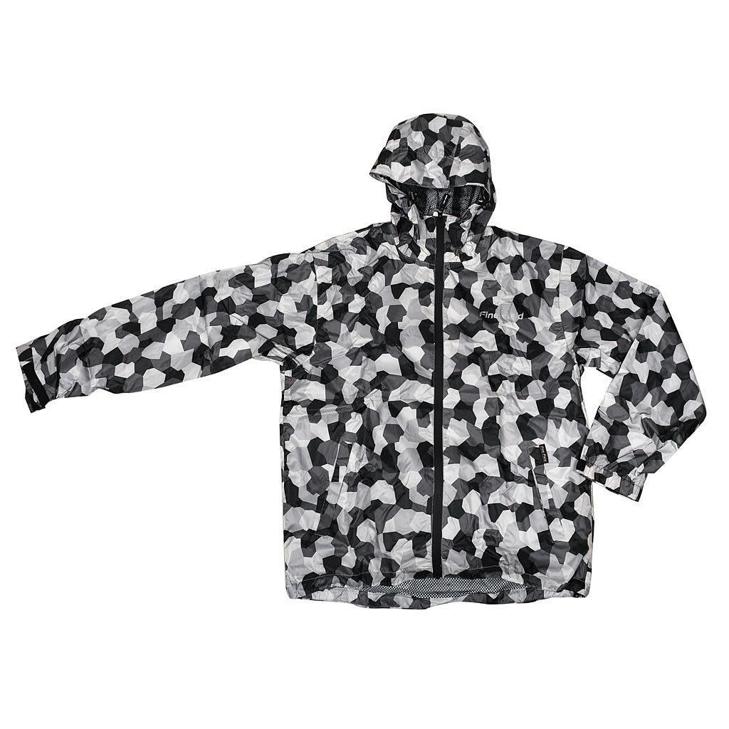 Finefield　透湿耐水レインウェアFF-8050T（カモフラージュグレー）Mのみ
