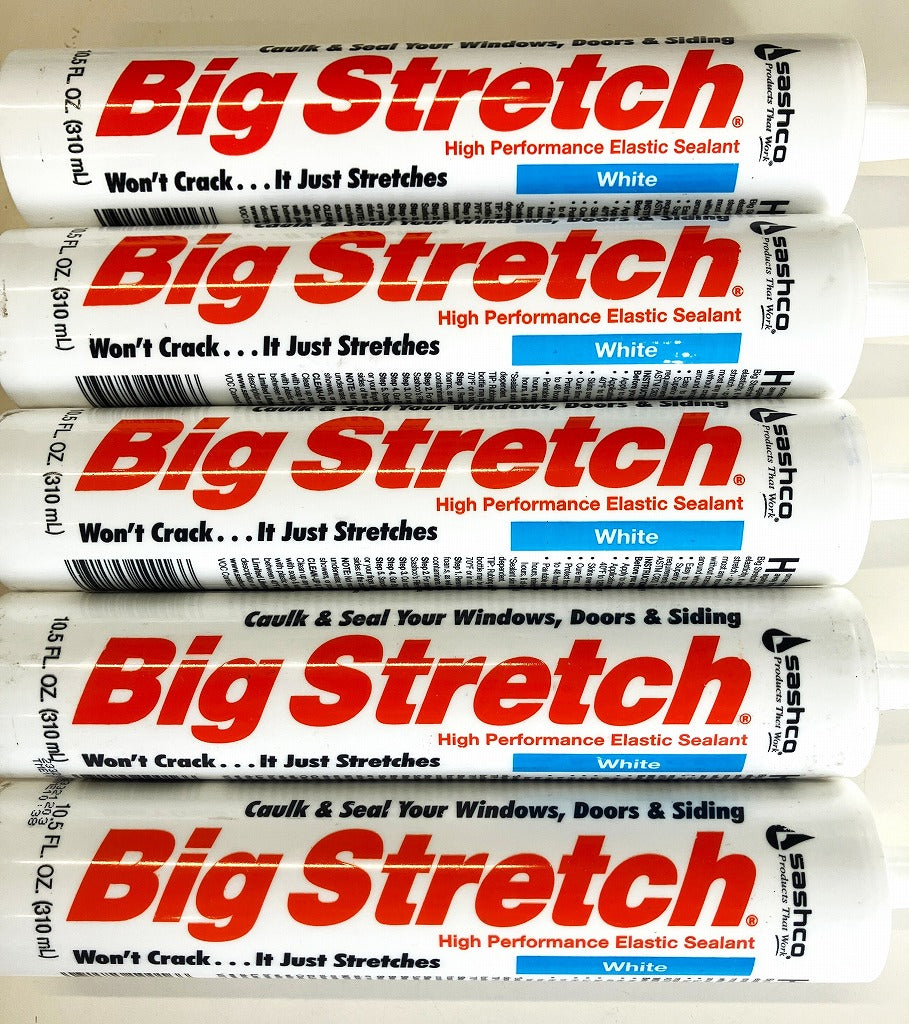 sashco ビックストレッチ　ホワイト 310ml（5本セット)