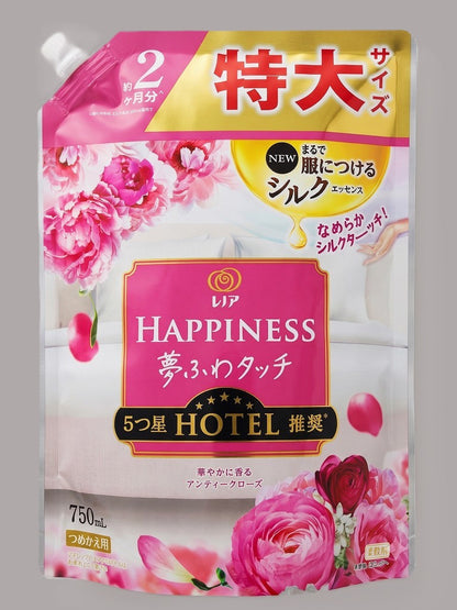 P＆G レノアハピネス夢ふわタッチ　華やかに香るアンティークローズ　つめかえ用特大サイズ 750ml【8点セット】