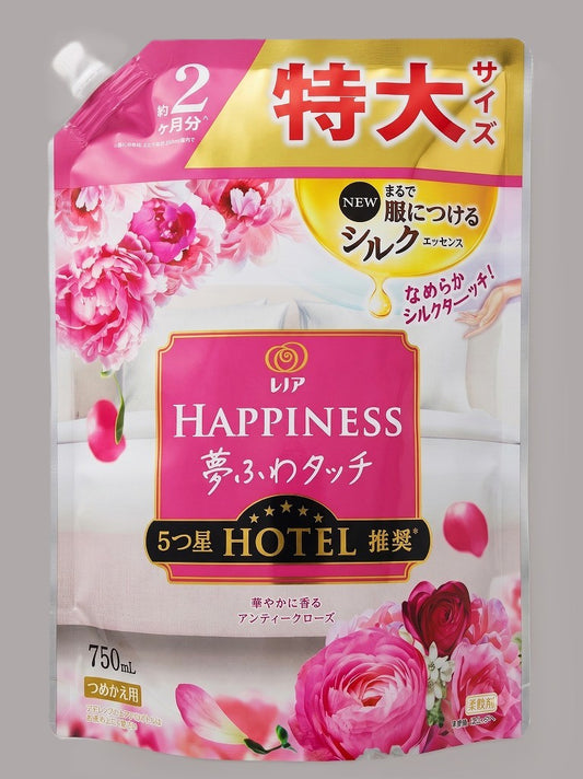 P＆G レノアハピネス夢ふわタッチ　華やかに香るアンティークローズ　つめかえ用特大サイズ 750ml【8点セット】