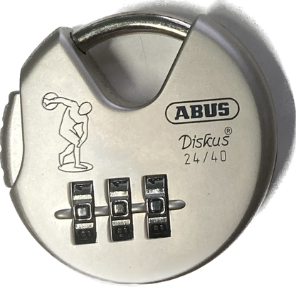 ナンバー可変式南京錠　ABUS24‐40（4個セット）