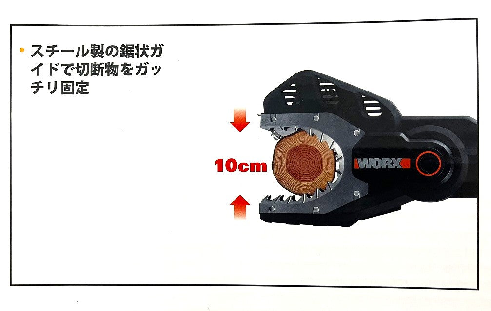 WORX 充電式チェーンソー JAWSAW　WG320.9プラス