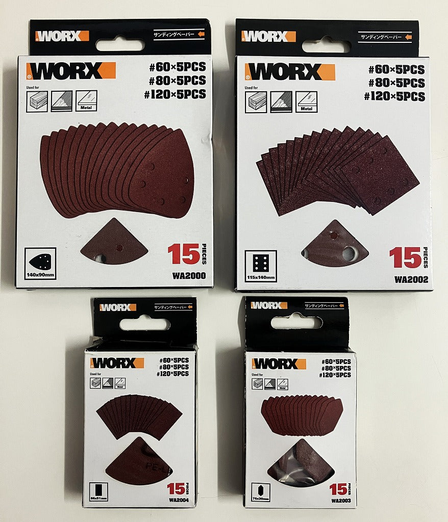 WORX コンボキット Eセット（ドリルドライバー+マルチサンダー+専用替ペーパー）