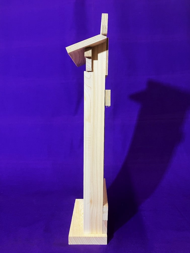 お札立て 格子扉（大)