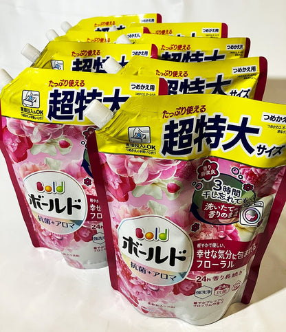 P＆G ボールド ジェル 華やかプレミアムブロッサムの香り つめかえ用 780g【8点セット】