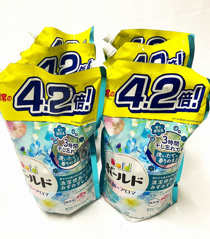 P＆G ボールドジェル フレッシュフラワーサボンの香り つめかえ用 ウルトラジャンボ 【6点セット】