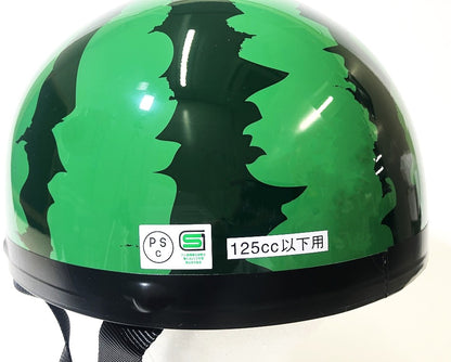 LEAD 　125㏄以下用半キャップヘルメット（スイカ・イチゴ・メロン）