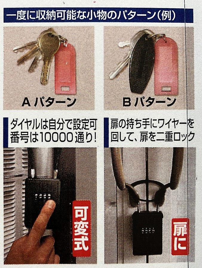 ワイヤー式キーストックmini