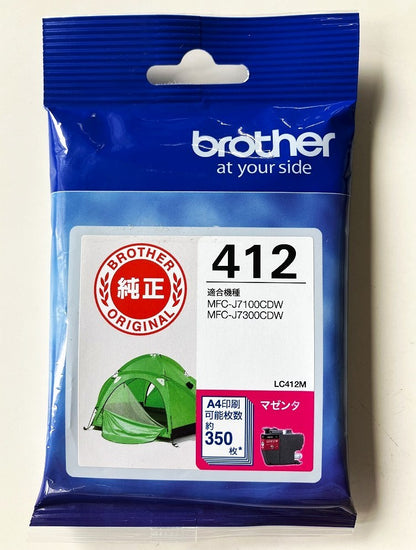 brother 純正インクカートリッジ LC412M（マゼンタ)
