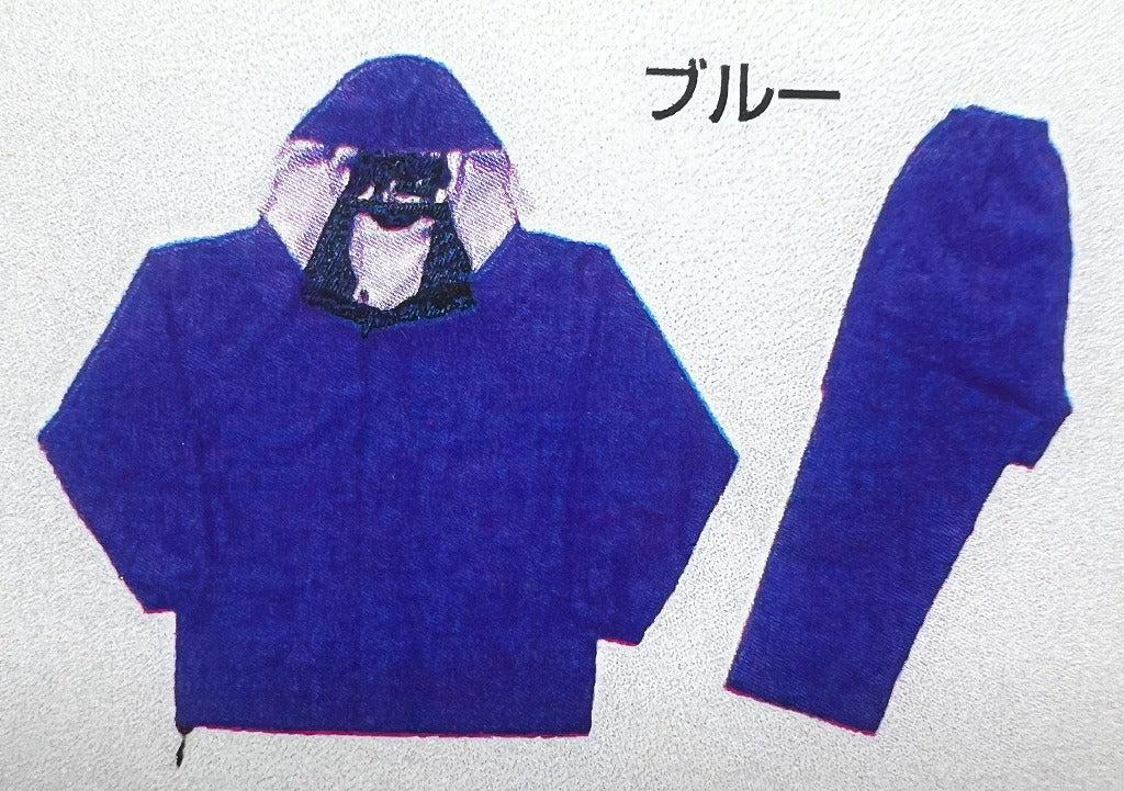 カジメイク　ワーキングレインウェア匠（TAKUMI）ブルー