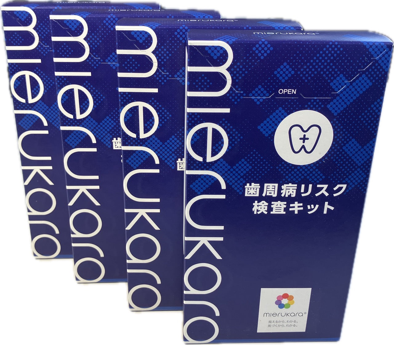 アドテック　歯周病リスク検査キット（mierukara）　4キットセット